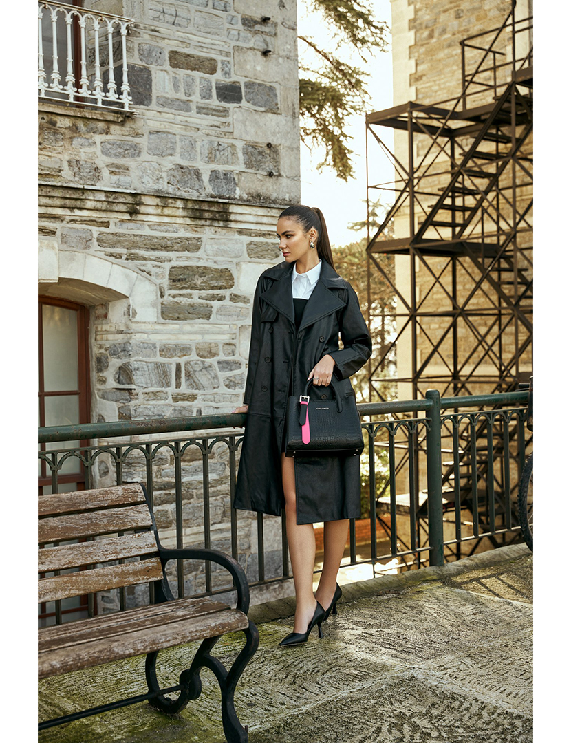 Mala de Mão Senhora Rome Preto