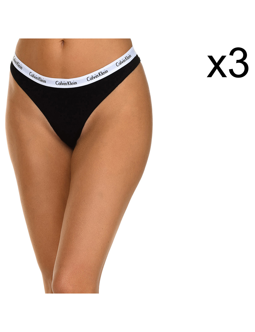 Pack 3 Tangas Senhora Preto