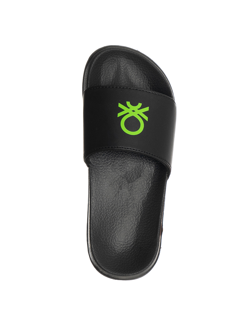 Chinelos Criança Preto e Verde