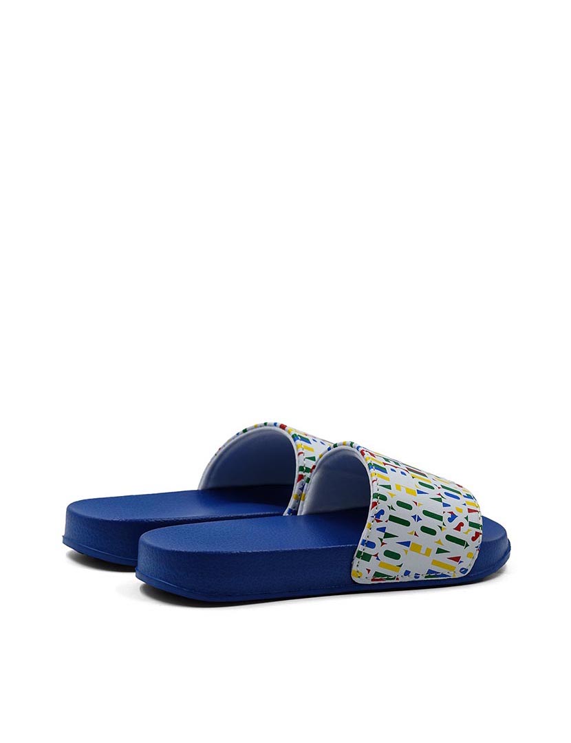 Chinelos Criança Branco e Azul