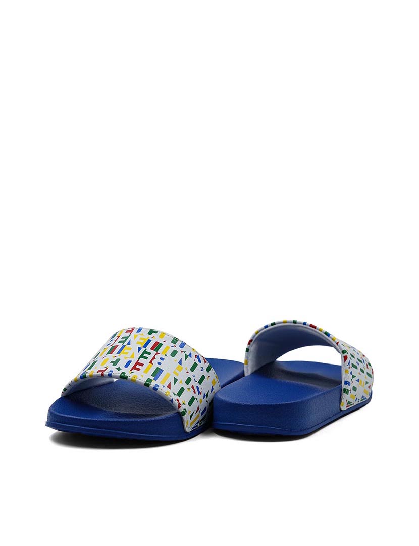 Chinelos Criança Branco e Azul