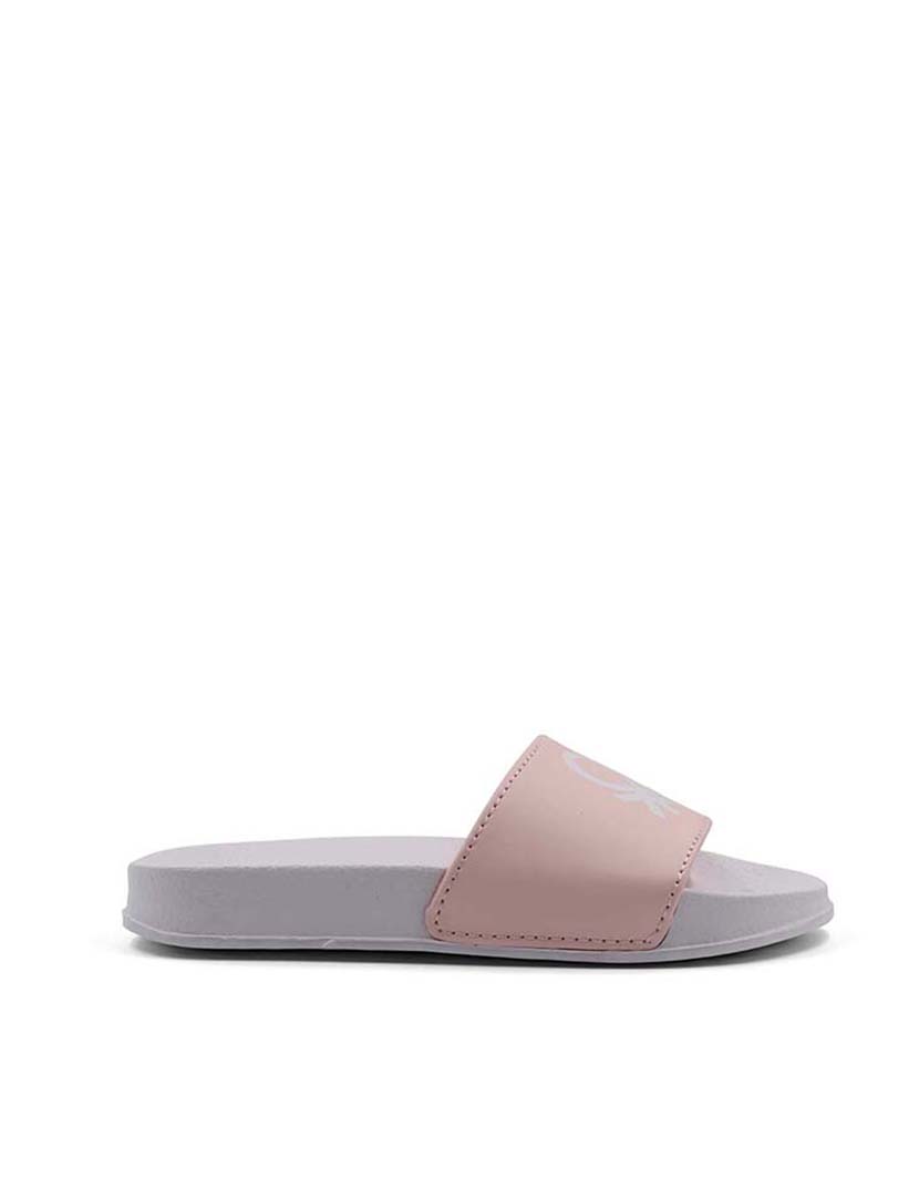 Chinelos Criança Branco e Rosa Pastel