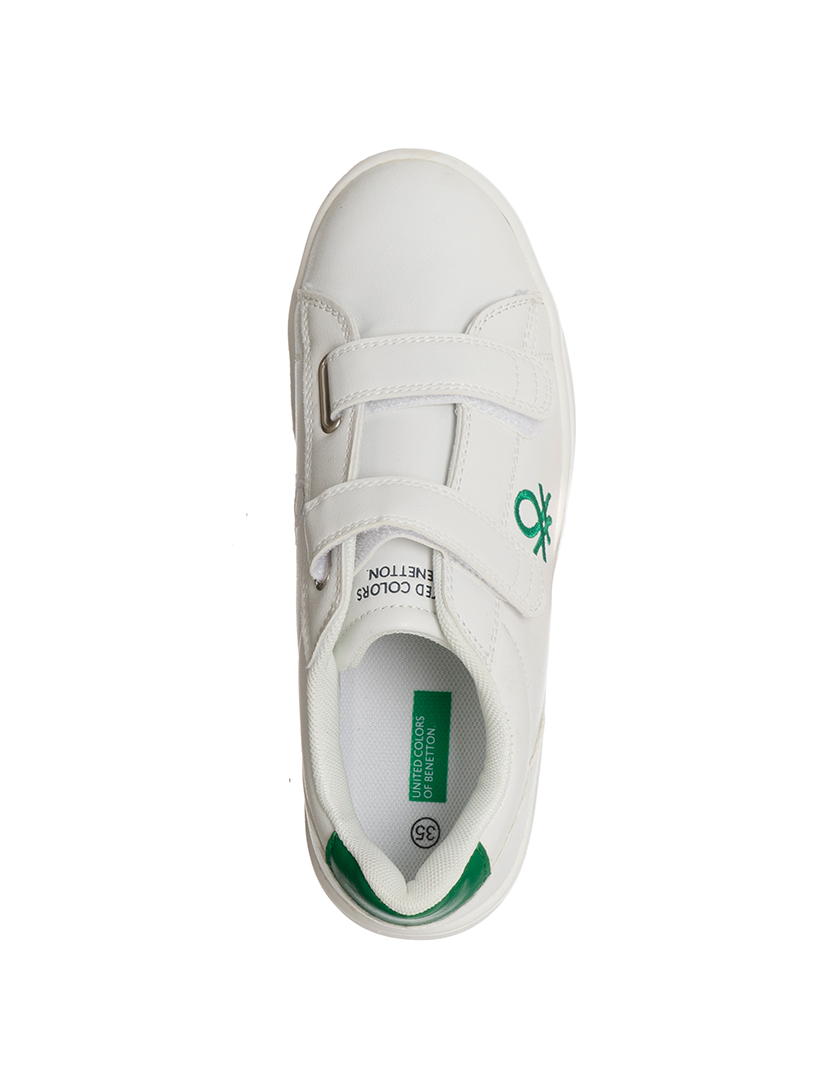 Ténis Criança Branco e Verde