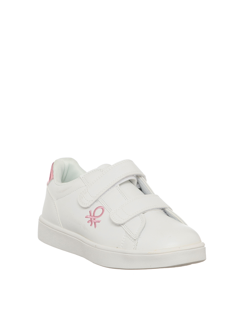 Ténis Criança Branco e Rosa