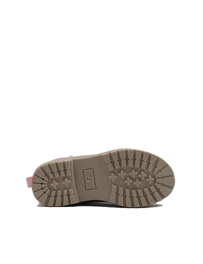 Botas Criança Castanho e Rosa