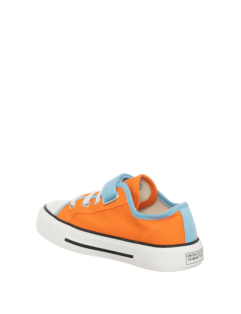 Ténis Criança Laranja e Azul