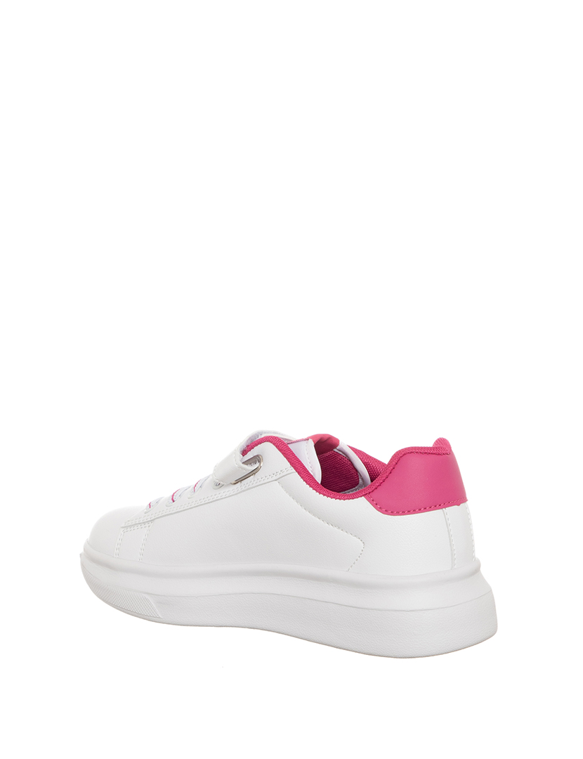 Ténis Criança Branco e Rosa