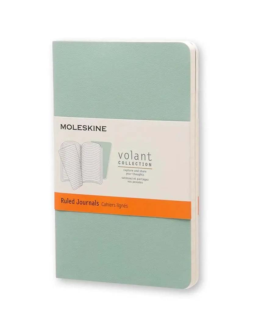 Caderno Volant JNLS PKT Rul Verde 14x9x1.1
