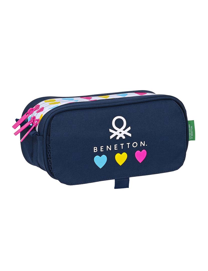 Mala Escolar Love Azul Marinho