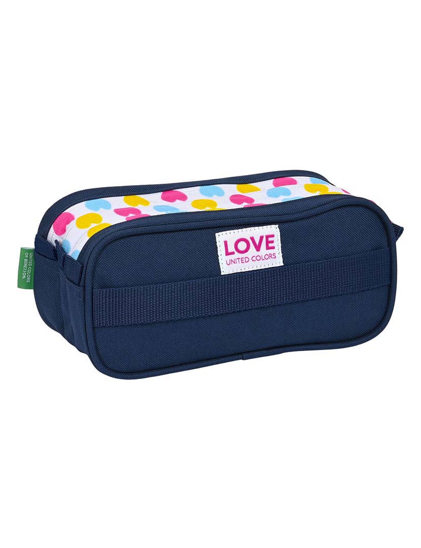 Mala Escolar Love Azul Marinho