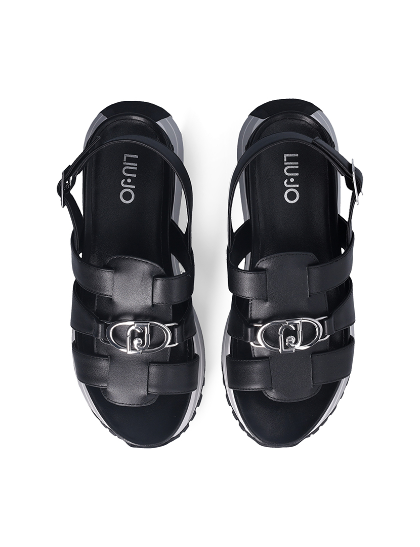 Sandálias Senhora Preto