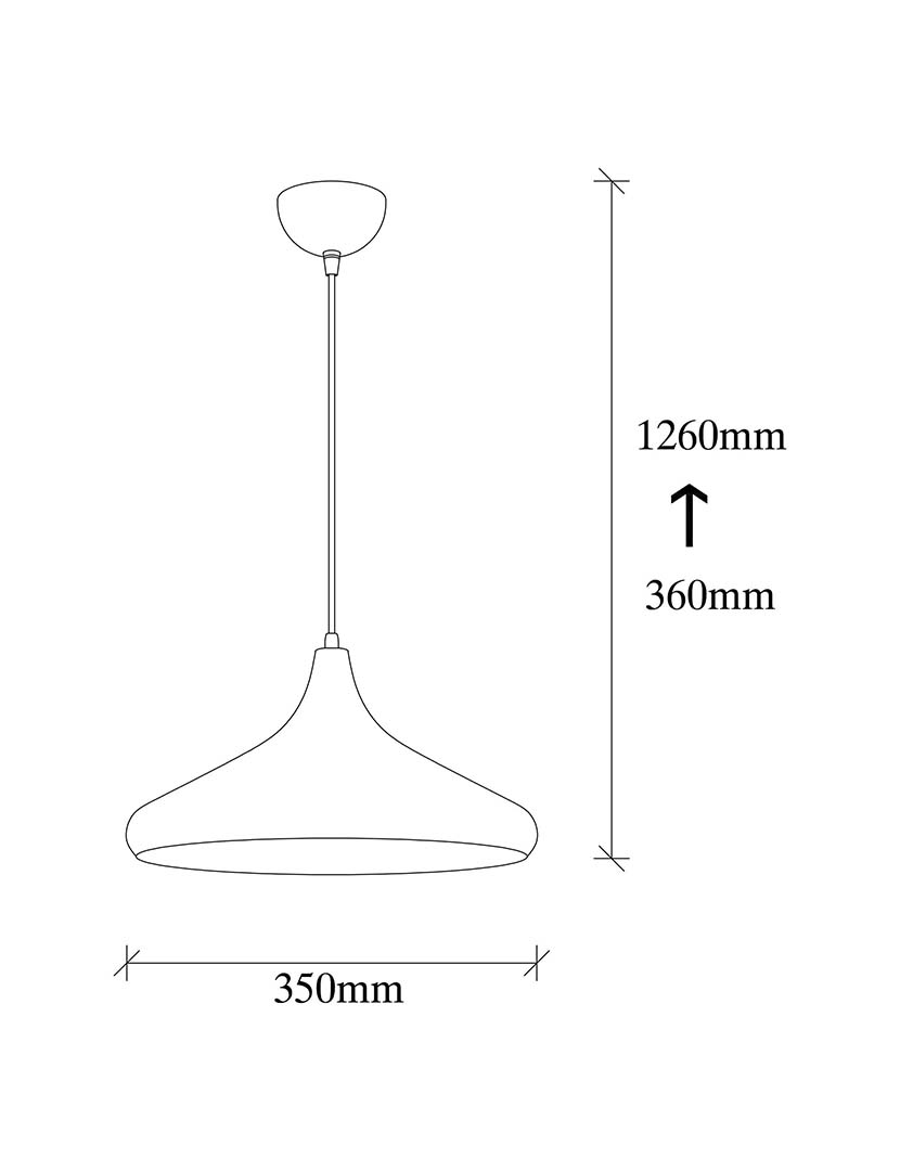 Candeeiro Suspenso Berceste 208-S
