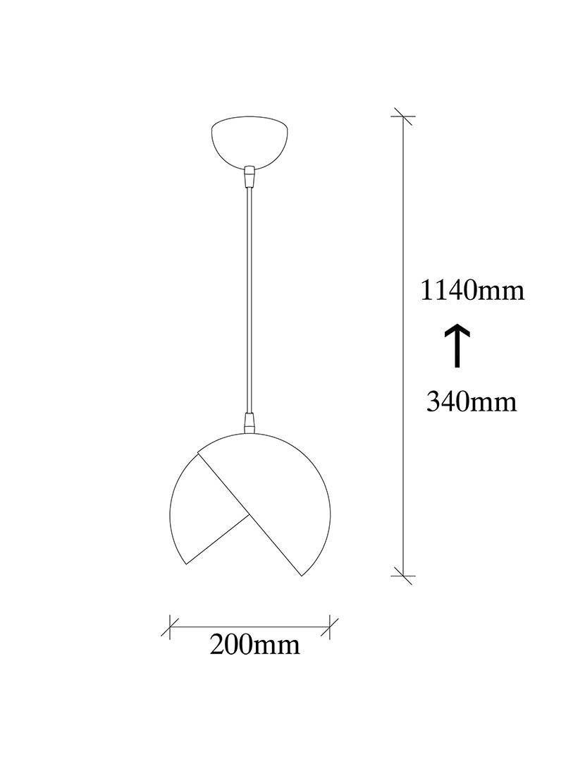 Candeeiro Suspenso Berceste 252-S
