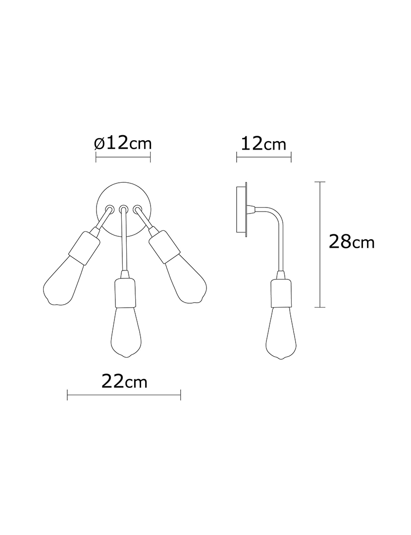 Candeeiro Parede Harput N-1338