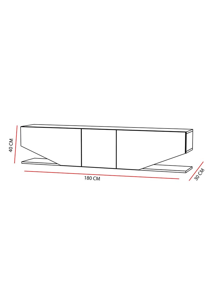 Móvel TV Inci Branco