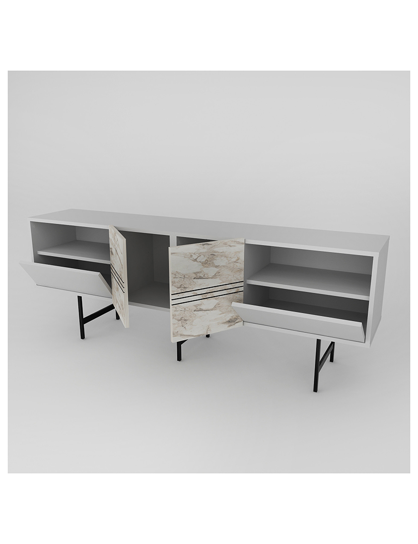 Móvel TV Derin Branco