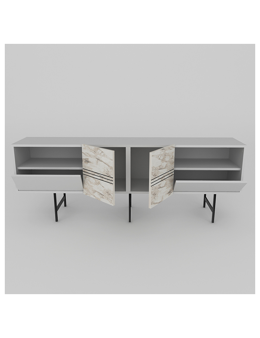 Móvel TV Derin Branco