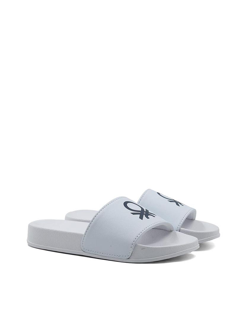 Chinelos Criança Branco e Azul