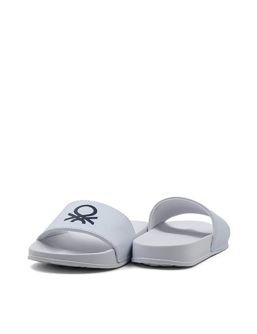 Chinelos Criança Branco e Azul