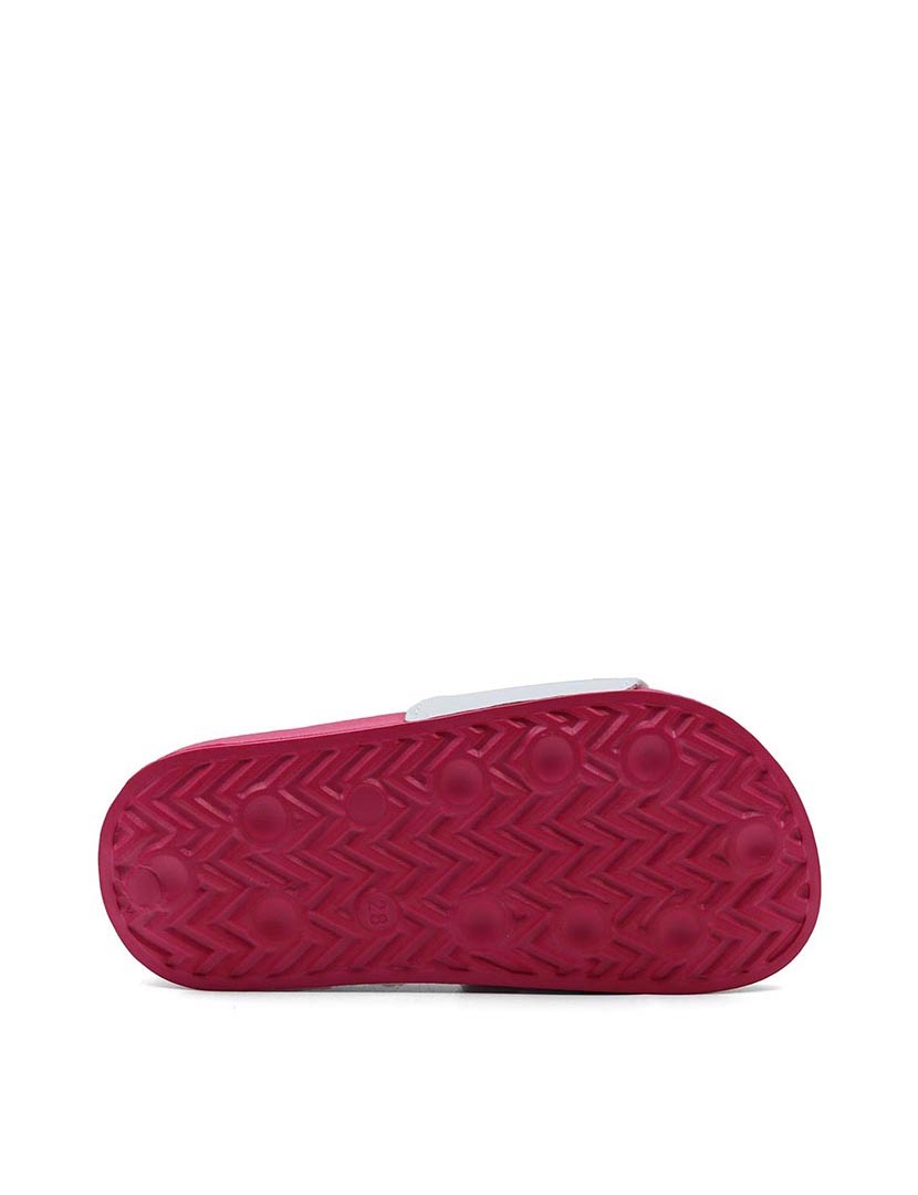 Chinelos Criança Fuschia e Branco