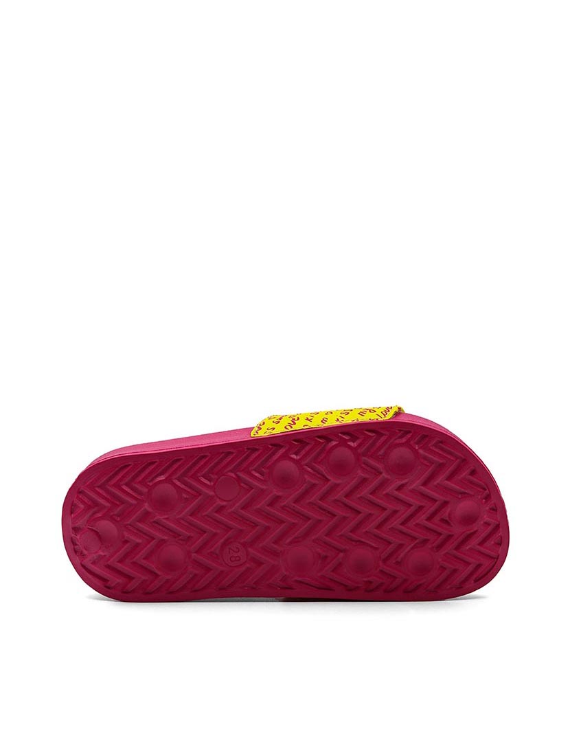 Chinelos Criança Amarelo e Fuschia