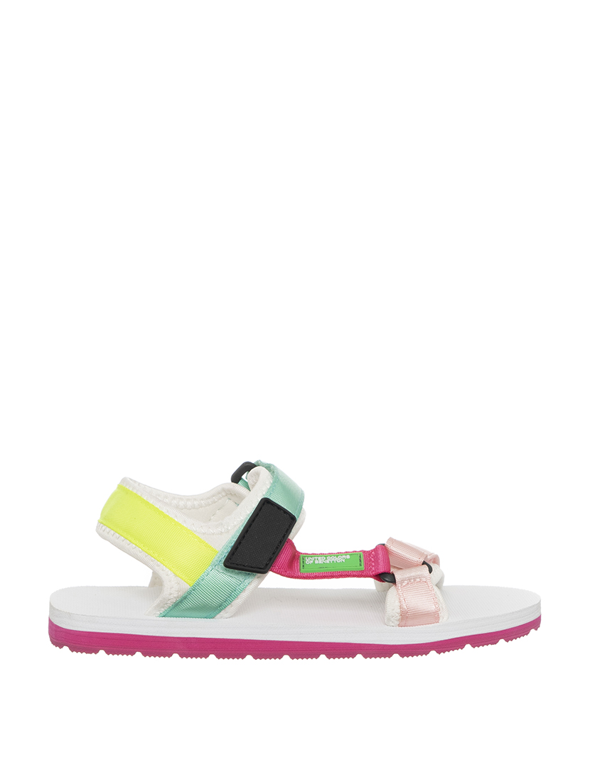 Sandálias Criança Branco e Amarelo