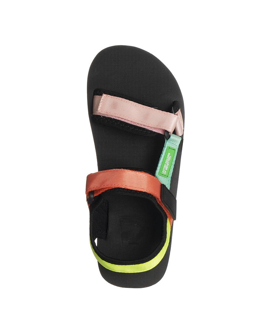 Sandálias Criança Preto e Amarelo