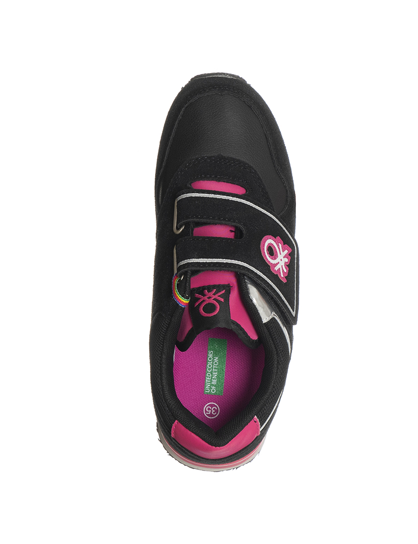 Ténis Criança Preto e Fuschia