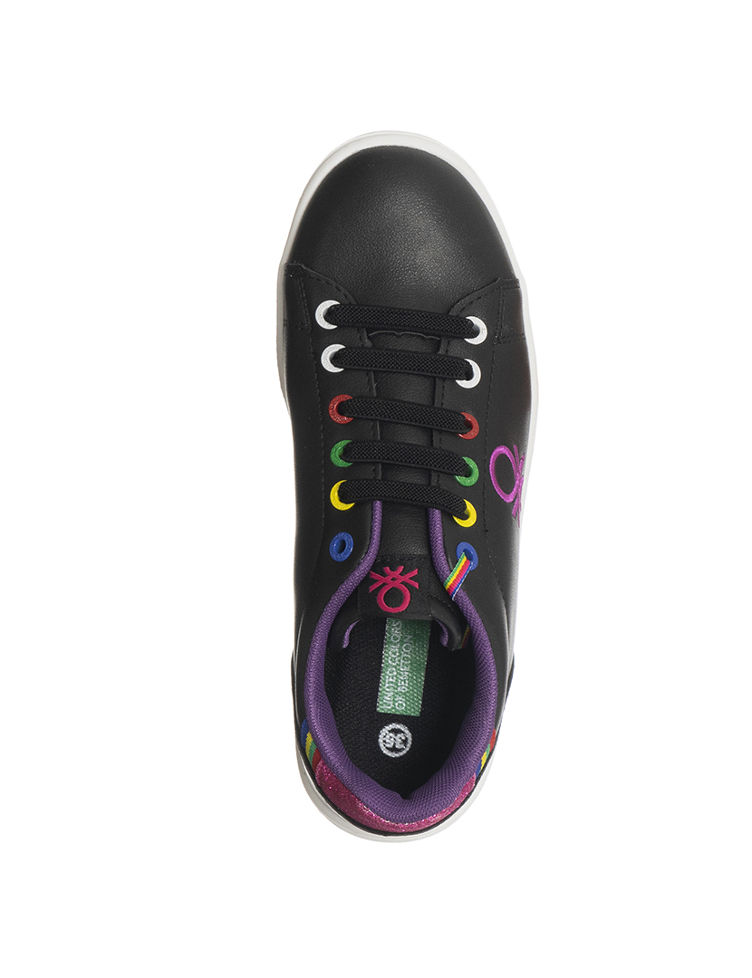 Ténis Criança Preto e Fuschia