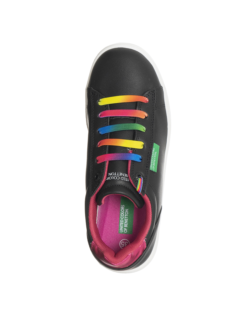 Ténis Criança Preto e Fuschia