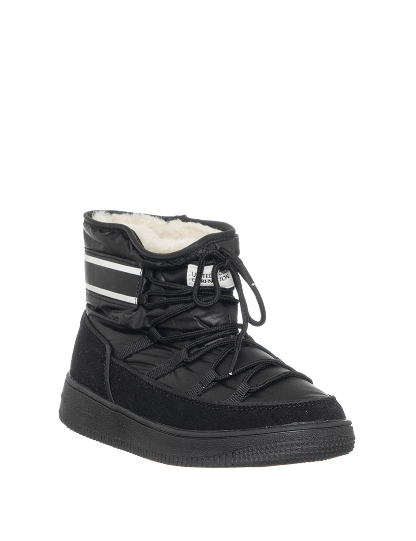 Moon Boot Criança Preto e Branco