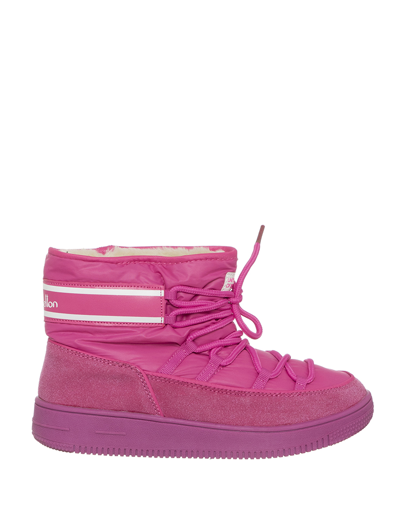 Moon Boot Criança Fuschia e Branco