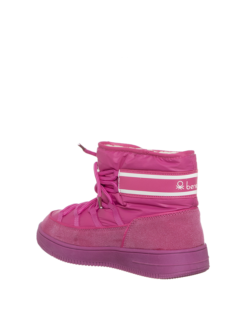 Moon Boot Criança Fuschia e Branco