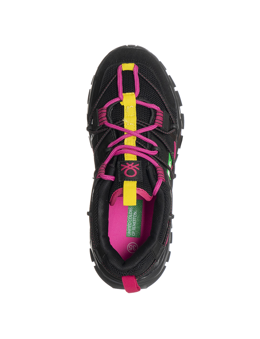 Ténis Criança Preto e Fuschia