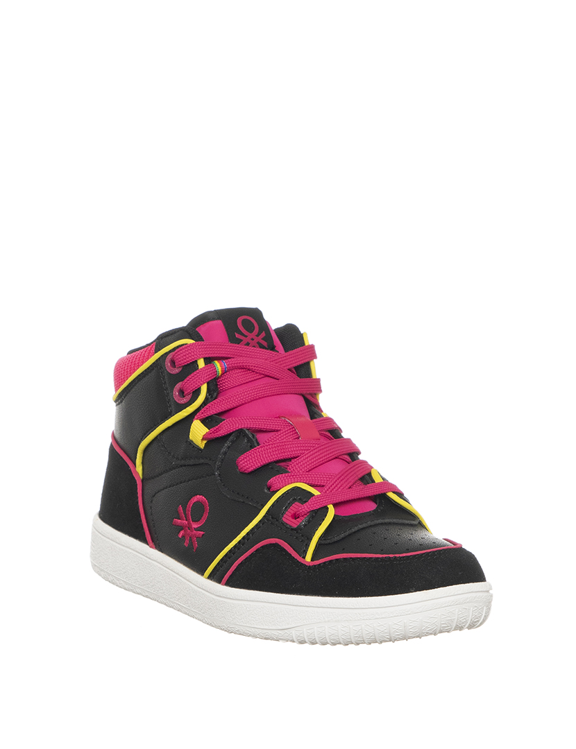 Ténis Criança Preto e Fuschia