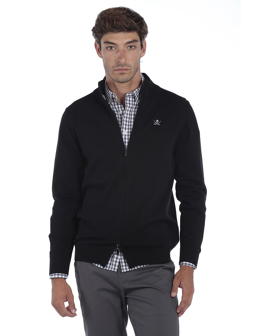 Pack 2 Cardigans Homem Castanho e Preto