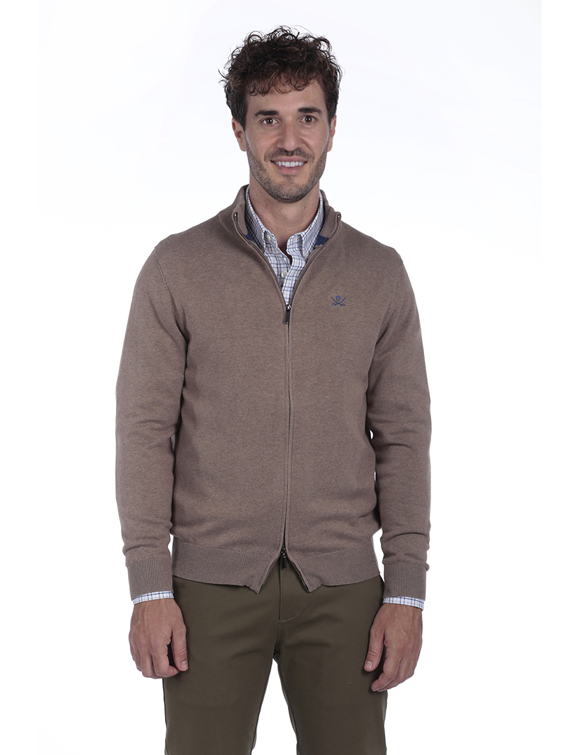 Pack 2 Cardigans Homem Castanho e Preto