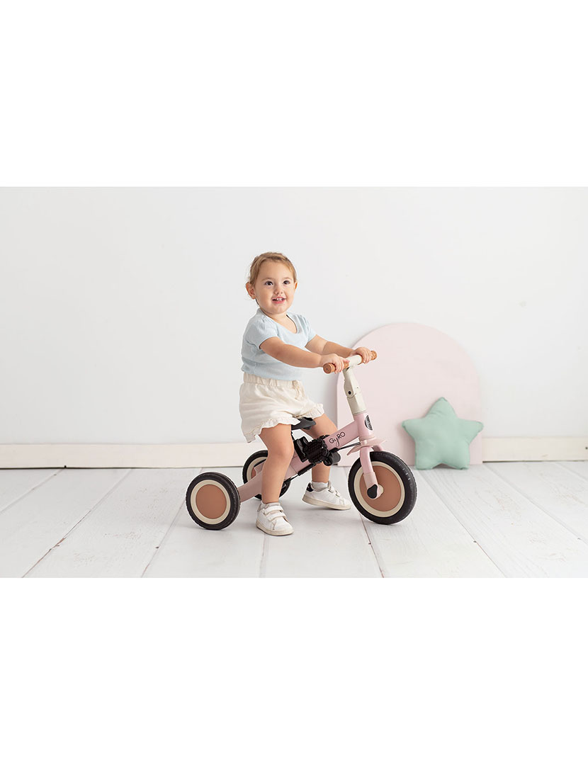 Triciclo Multifuncional Gyro+ Rosa