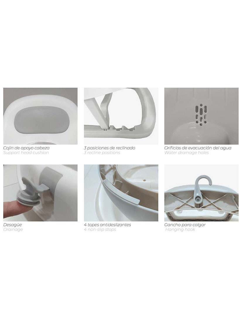 Rede Banho Antiderrapante Branco