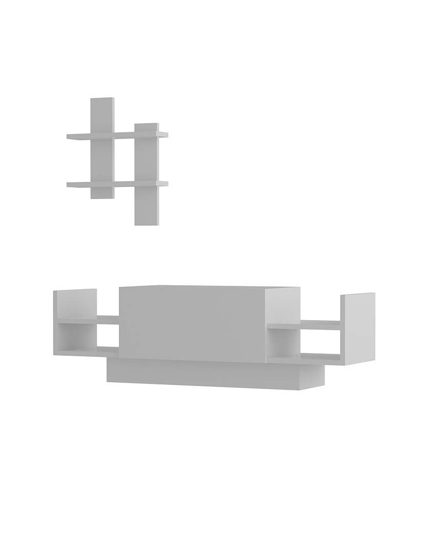 Combinação Móvel TV Bahar Branco