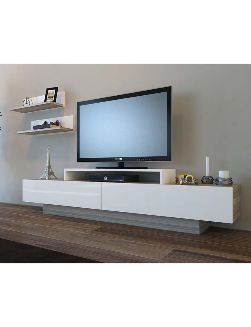 Combinação Móvel TV Lusi Branco Cordoba