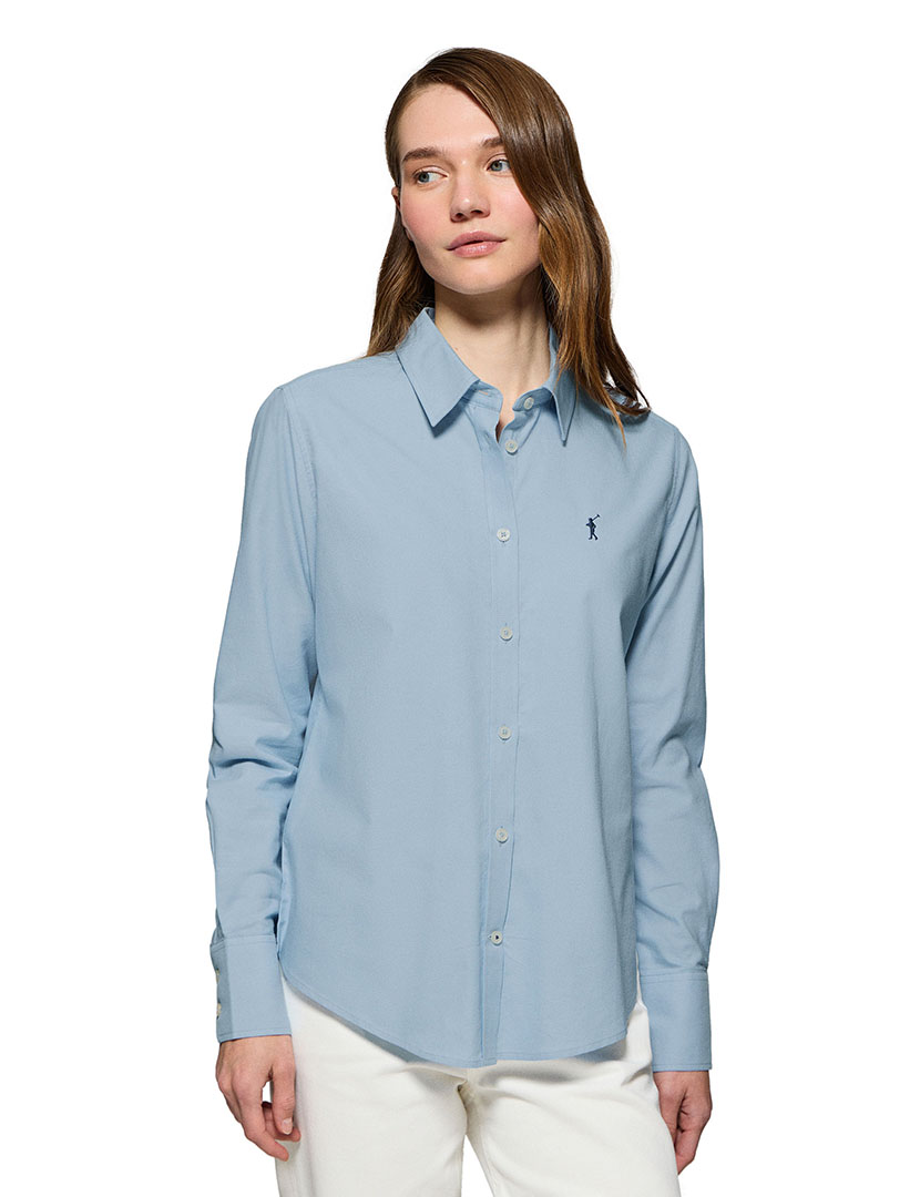 Camisa Rigby Go W Oxford Vn Azul
