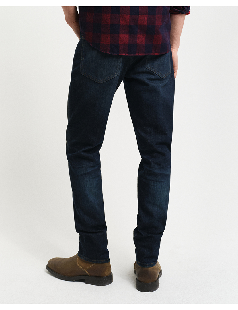 Calças Ganga Slim Archive Azul Escuro