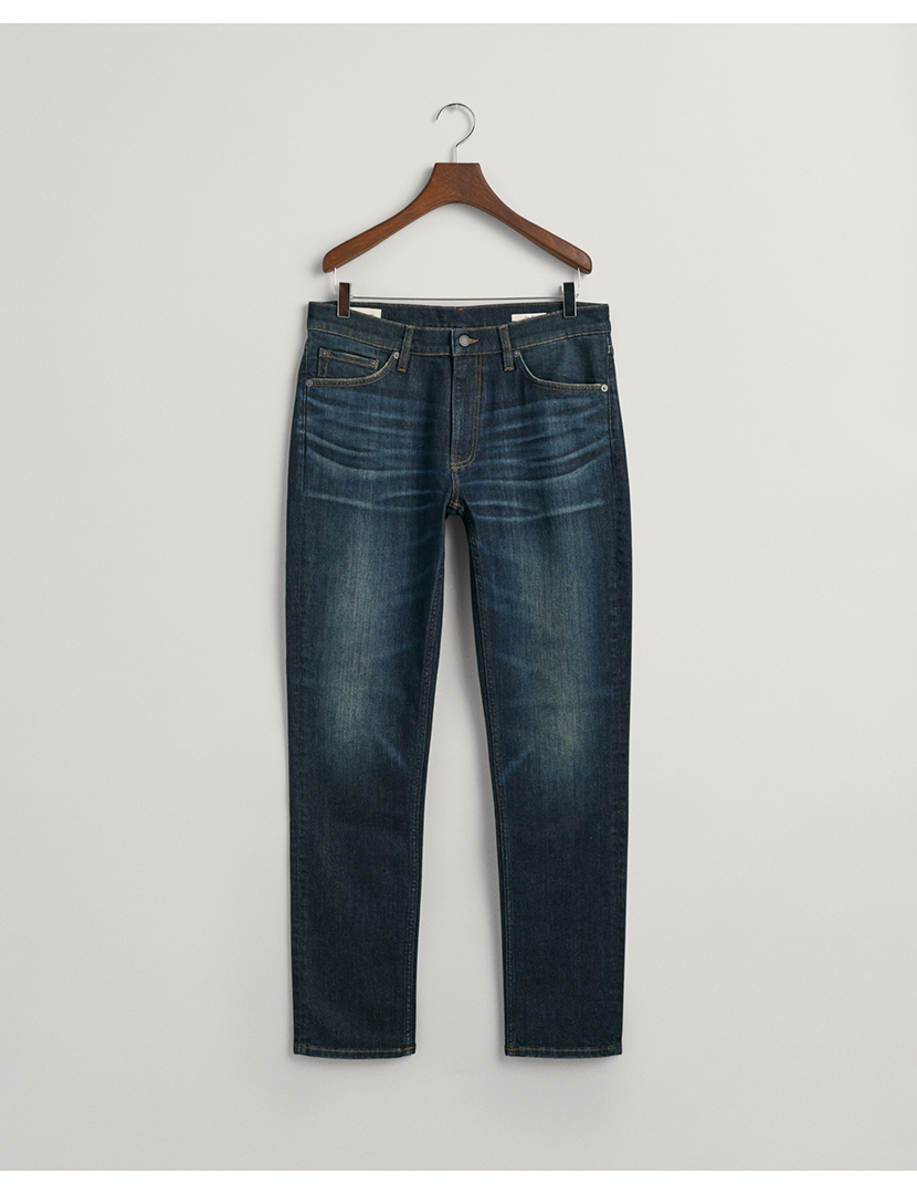 Calças Ganga Slim Archive Azul Escuro