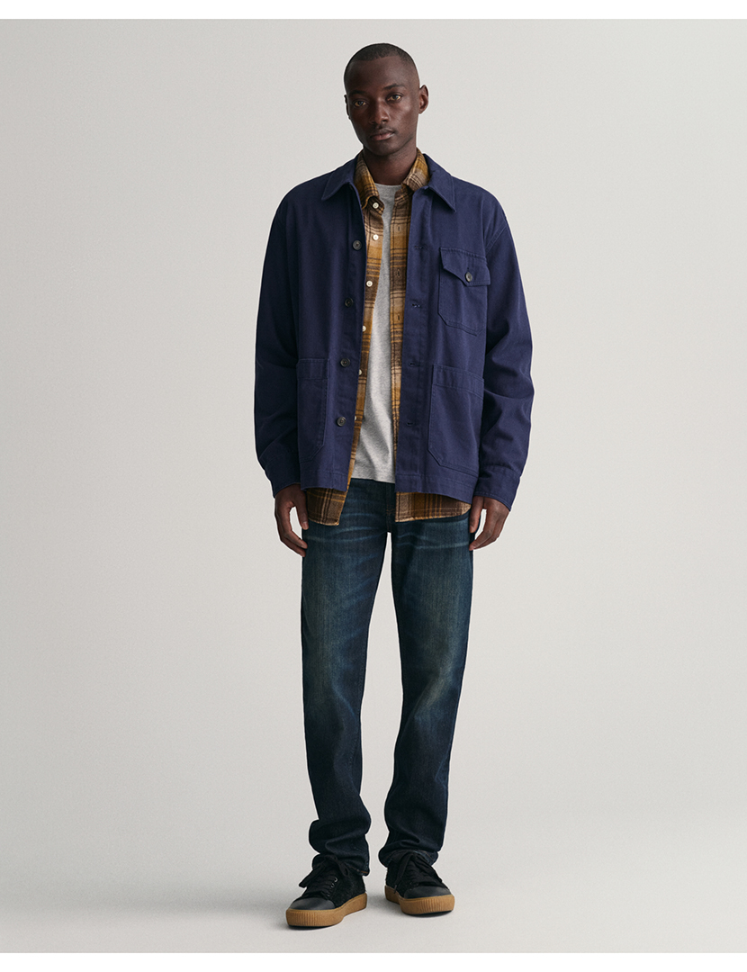 Calças Ganga Slim Archive Azul Escuro