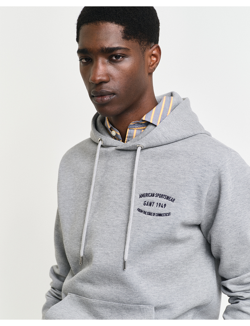 Sweatshirt Gráfica Small Cinza