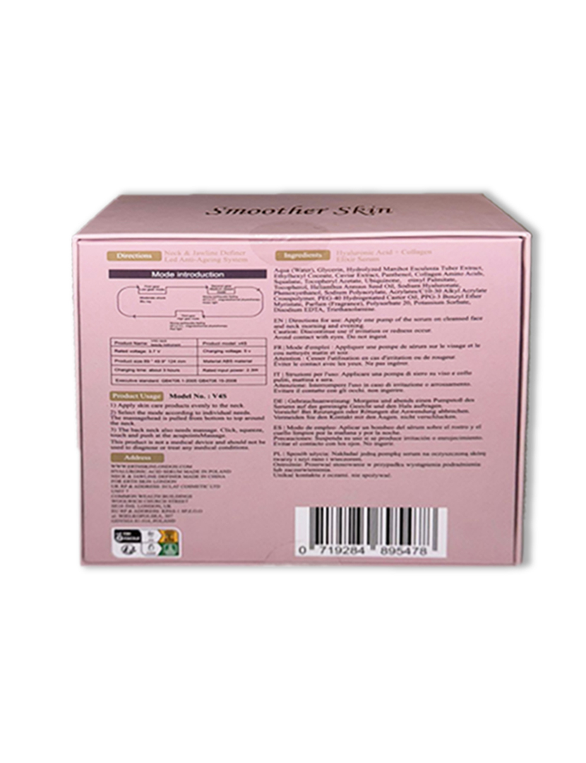 Conjunto De Ácido Hialurônico Antienvelhecimento ( Neck & Jawliner + Ha Serum )