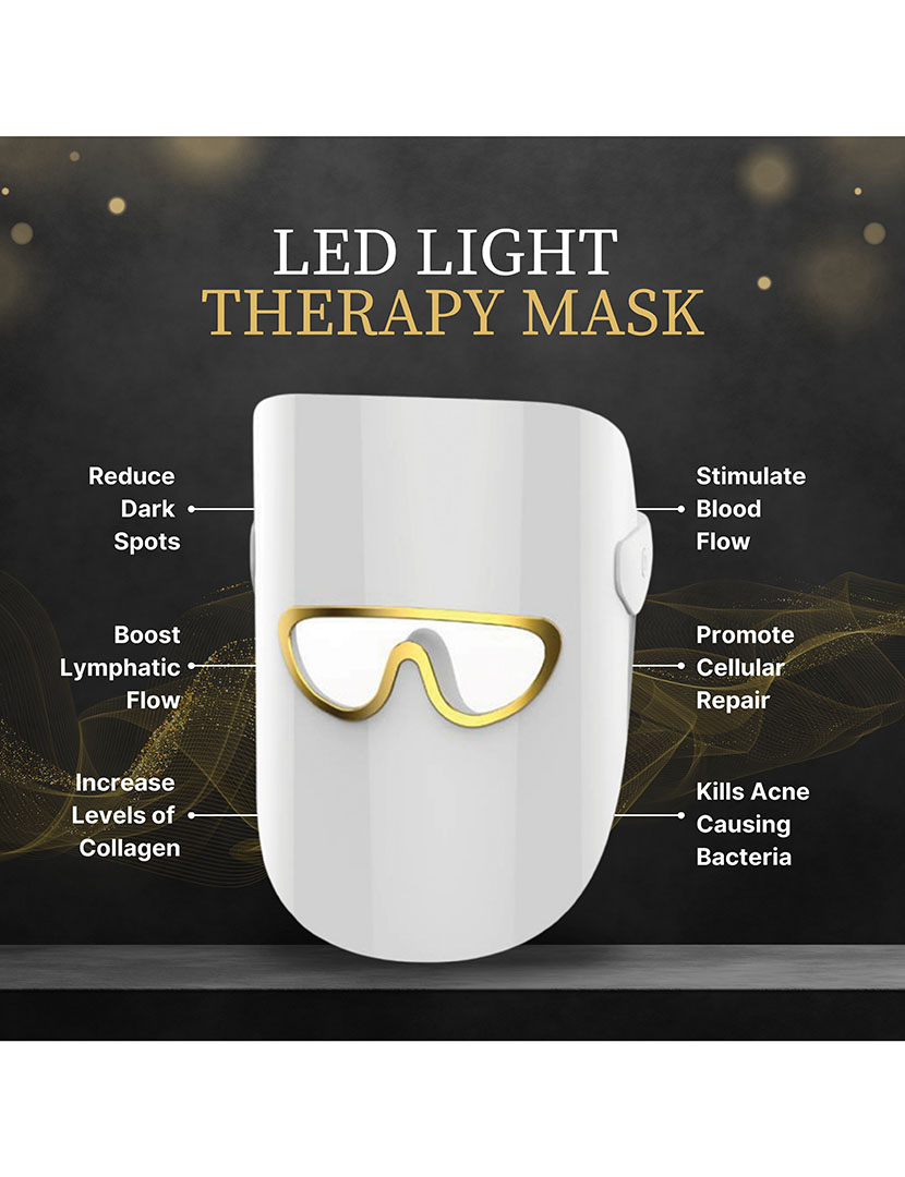 Máscara de Terapia Com Luz Led