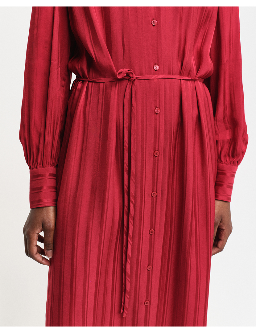 Vestido em cetim Vermelho