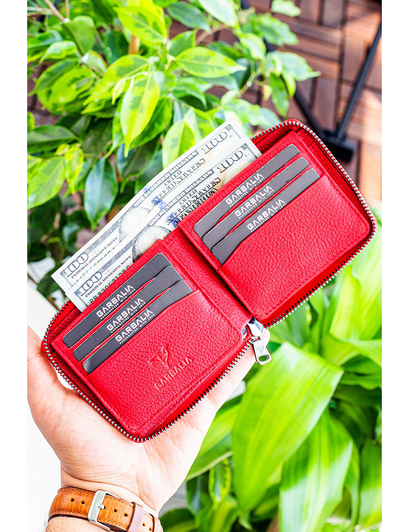 Carteira Unisexo Carole Vermelho